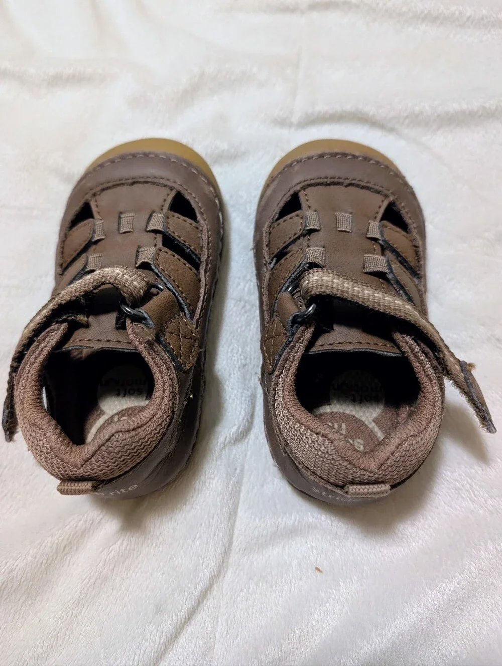 Stride Rite Soft Motion Sonny Sandals, Brown Size 4